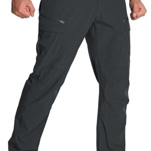 Jessie Kidden Men's Flex Stretch Tactical Pants, Water Resistant Ripstop Cargo Pants Lightweight BDU Outdoor Work Hiking