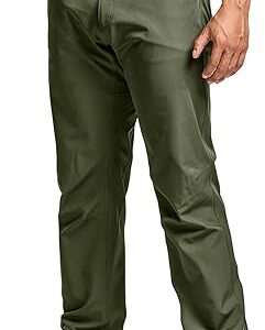 CQR Men's Quick Dry Tactical Pants, Water Resistant Outdoor Pants, Lightweight Stretch Cargo Work Hiking Pants